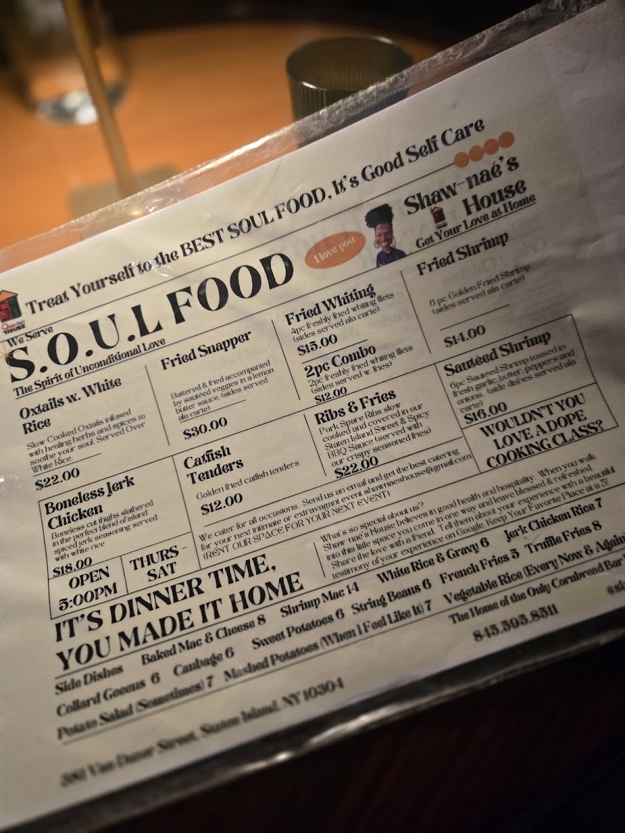 Menu Shaw-Nae’S House-10
