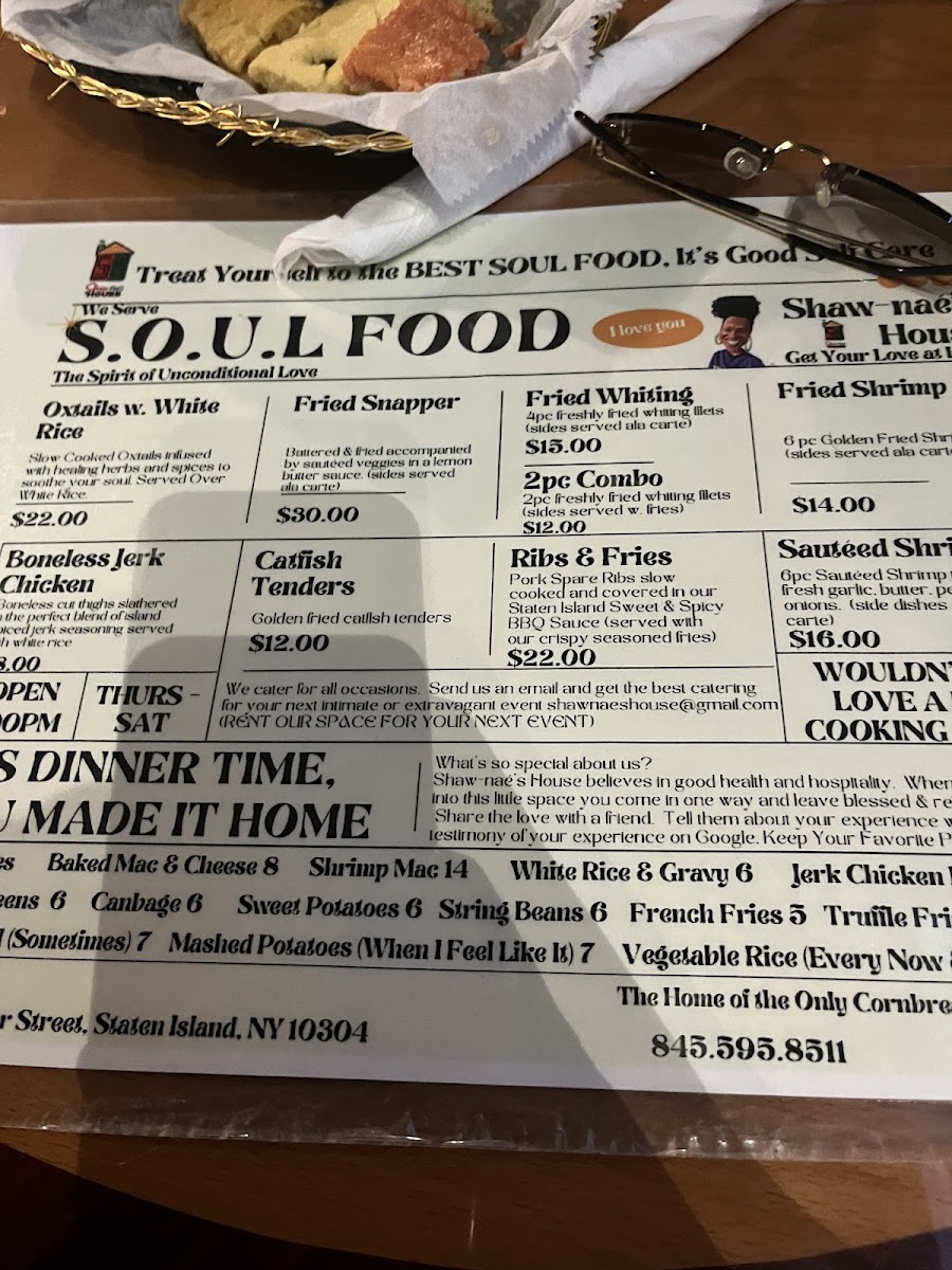 Menu Shaw-Nae’S House-6