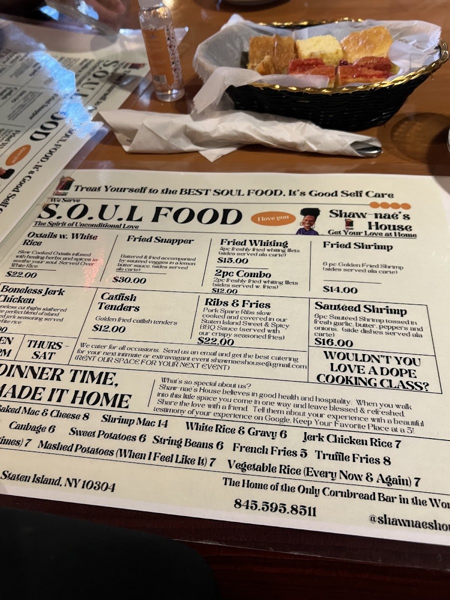 Menu Shaw-Nae’S House-7